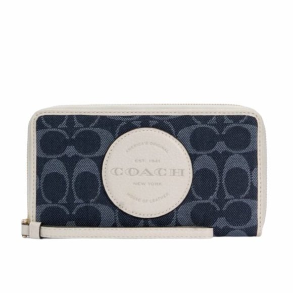 Coach Handbags - SOLD COACH Dempsey Signature Large Phone Wallet